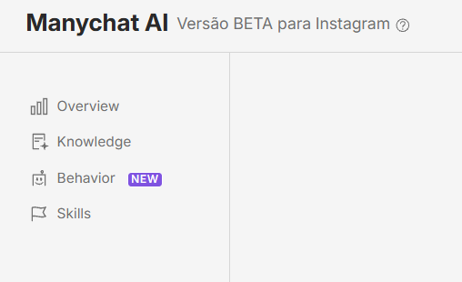 Manychat AI – versão BETA para Instagram